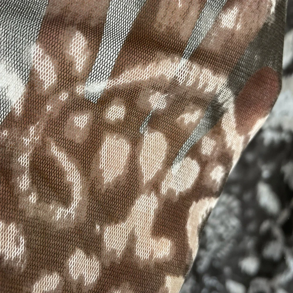 INC International Concepts Brown and Cream Ikat Print Dress - Picture 4 of 9